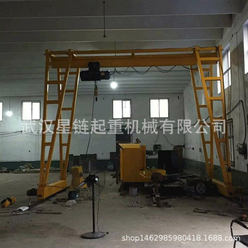 单门架龙门架厂家300公斤电动轨道龙门吊 简易花架式包箱式龙门架,淘宝优惠券,粉丝福利购,淘宝优惠卷