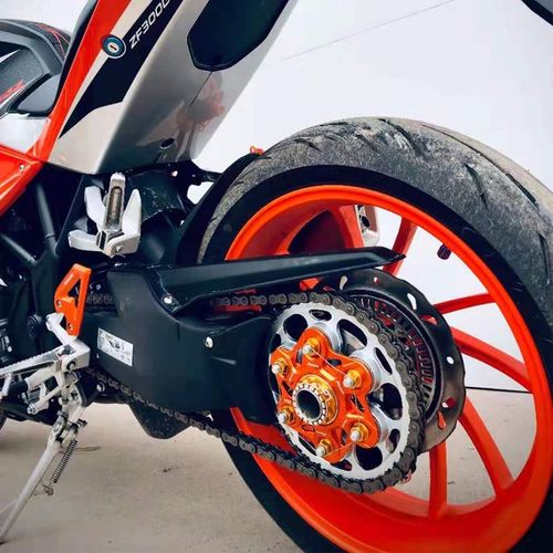 适用凯越321RR 321R 321F 凯越500X 500F 525X改装单摇臂大齿轮盖 - 图0