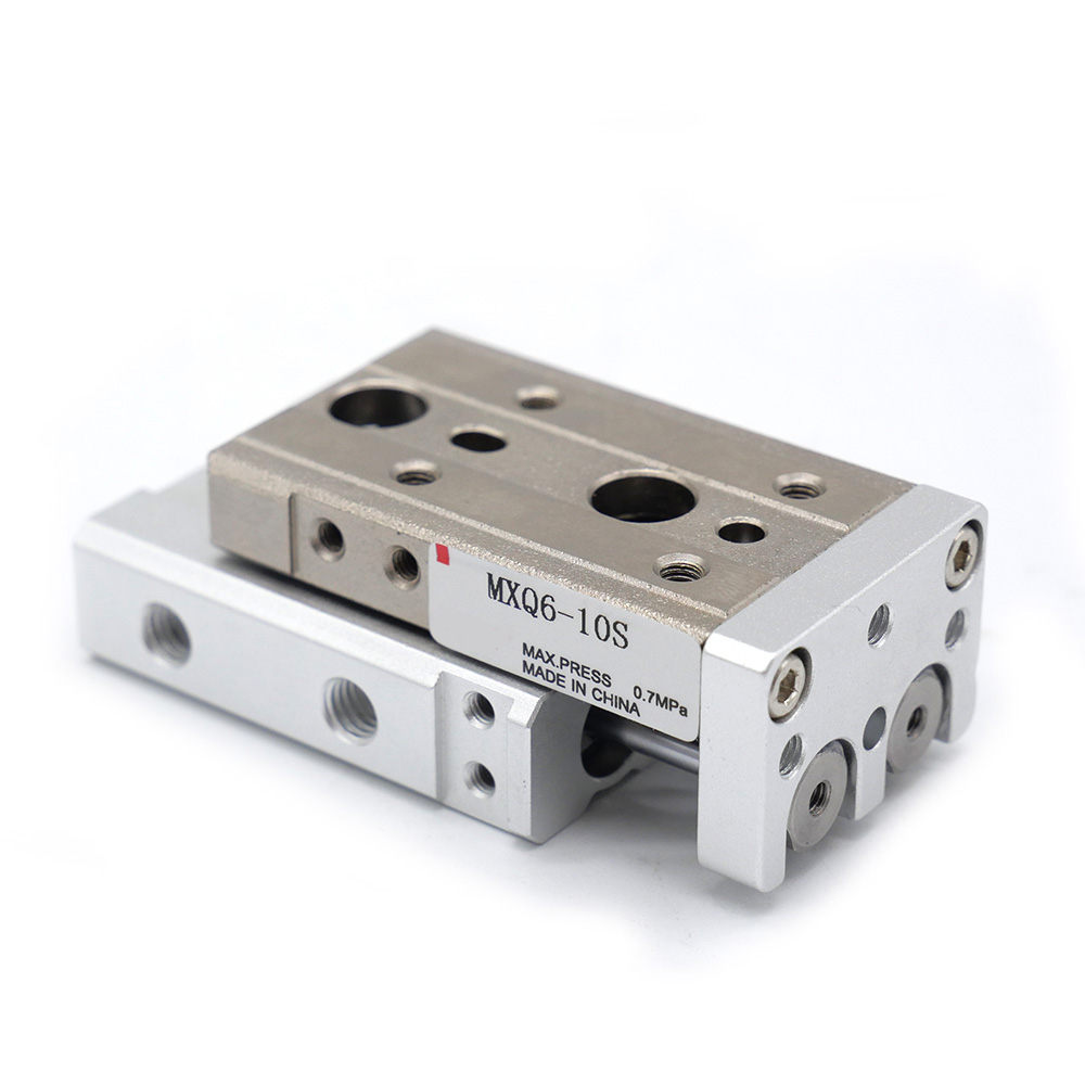 现货精密直线导轨气动滑台气缸MXQ6/8/12/16/20-30/40/50/75/100 - 图3