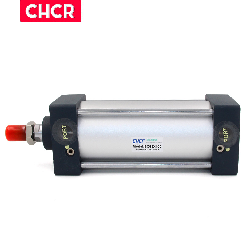 亚德客型标准气缸SC32X25*50x100x150x175x200x300X400X500铝合金 - 图3