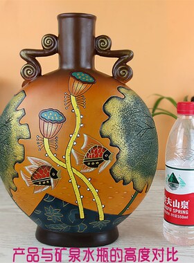 新中式客厅博古架玄关装饰s品 酒柜电视柜创意家居摆件 陶瓷工艺