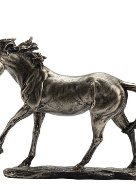 新中式轻奢家居马k摆件客厅书房玄关办公博古架乔迁开业工艺品礼