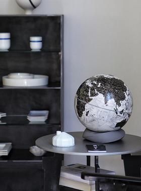 云环水泥底座宏微地球仪客厅书房桌面装饰摆件生日节日礼物送老师