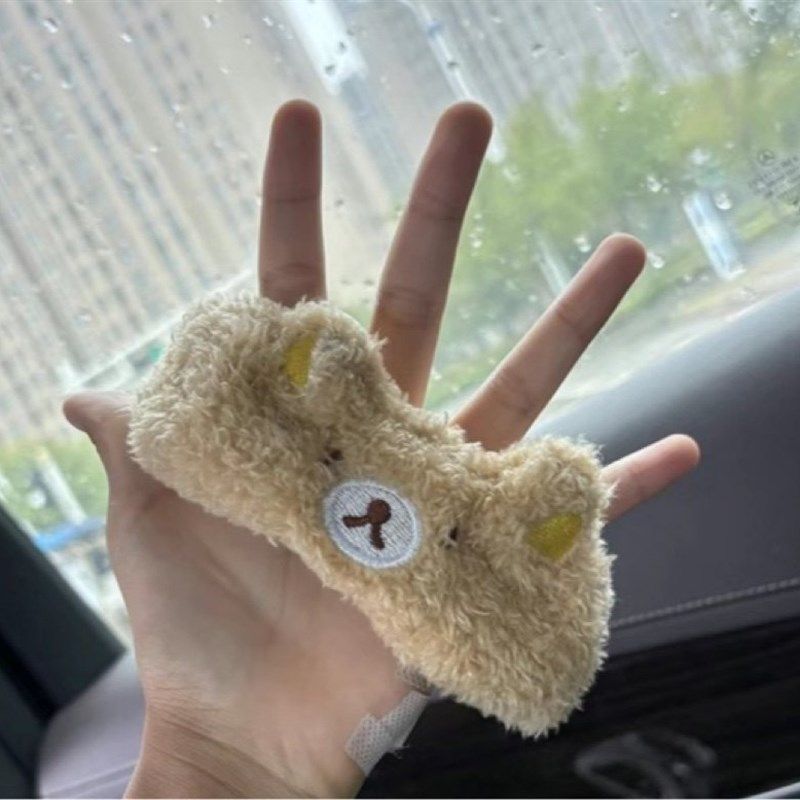 新款可爱少女心毛绒小熊发圈软绵绵卡通萌趣发绳百搭头绳头饰秋冬,淘宝优惠券,粉丝福利购,淘宝优惠卷