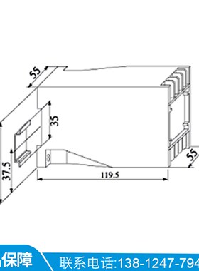 频率信号隔离变送器发电机转速0-100KHZ转4-20mA0-10V