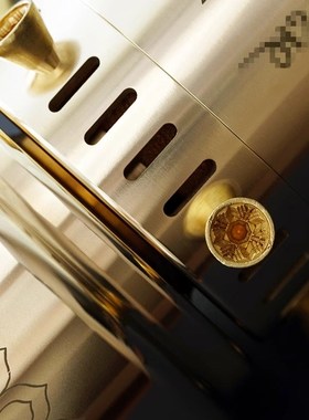 右挽狂澜藏式转经简微缩纯铜电动转金轮家用手自R一体转桶桌面摆