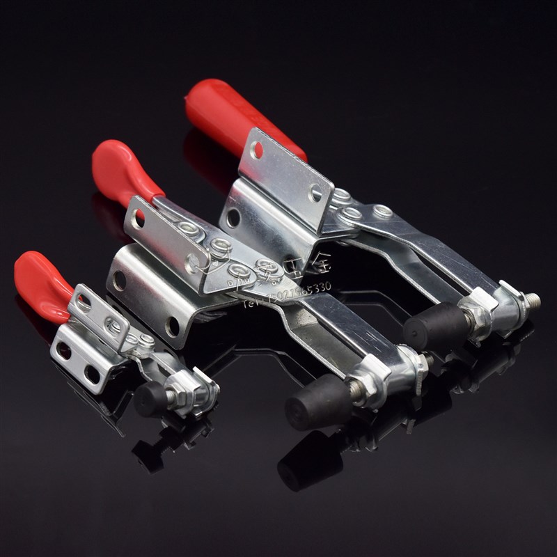 快速夹具201C水平式焊接压紧器201B木工雕刻机压紧器工装夹头固定 - 图3