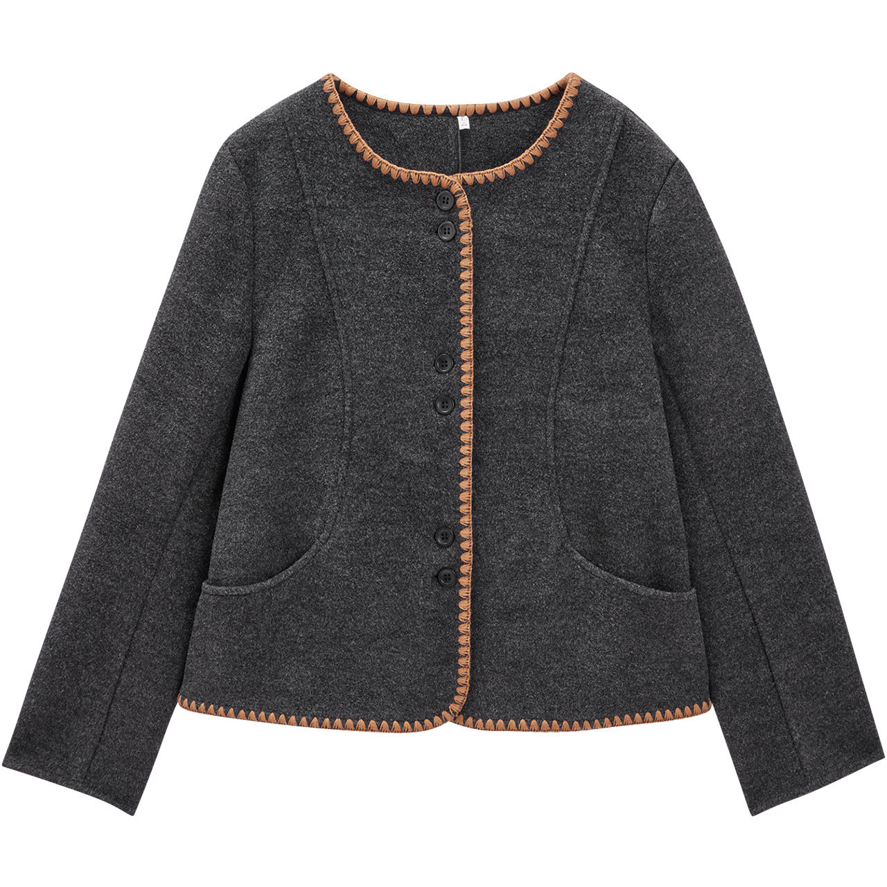 IEF/爱依服【大码女装】毛呢外套2025冬新款韩版通勤气质呢绒大衣,淘宝优惠券,粉丝福利购,淘宝优惠卷