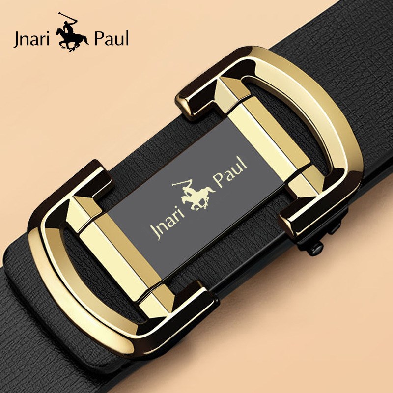 男士皮带牙自动扣真皮男u款中青年简约时尚内穿式厂家直销腰带男 - 图0