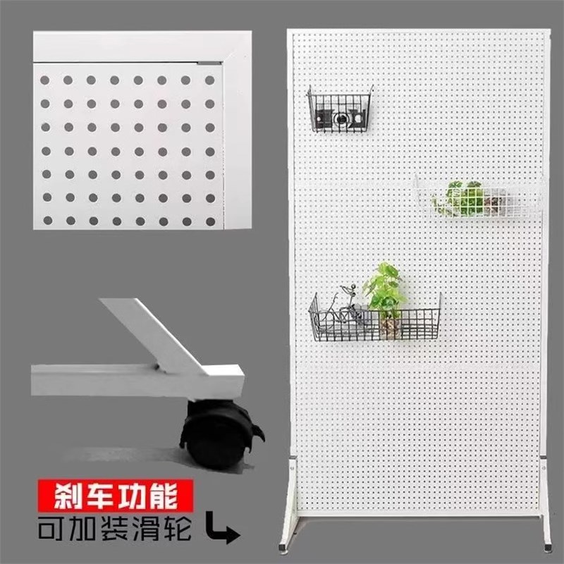 Hole board shelf mobile phone accessories jewelry rack vertical x-type display rack hardware tool hanging board supermarket floor storage
