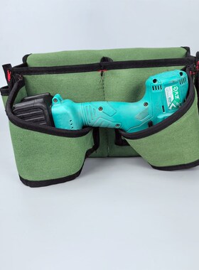 电动扳手工具包耐磨木工铁钉兜帆布腰包钉木工装钉多功能钉子兜新
