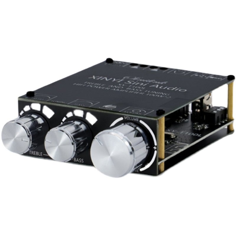 蓝牙数字功放板 2路*100W双声道模块 前级高低音喇叭调节XY-T100L,淘宝优惠券,粉丝福利购,淘宝优惠卷