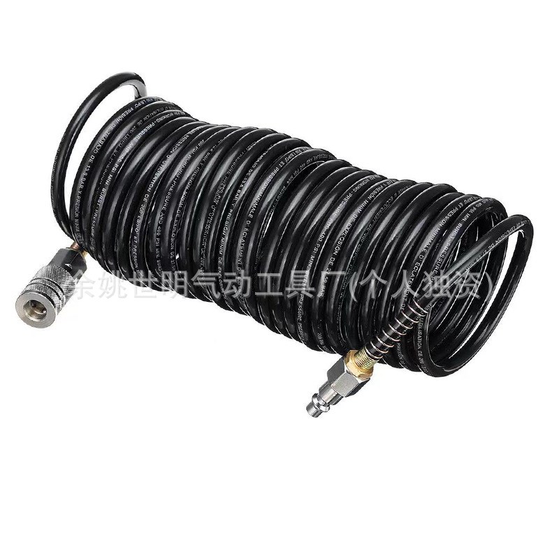 16件装 轮胎充气软管5*8 PE7.5米 美式1/4NPT快速接头 打气管接头 - 图2