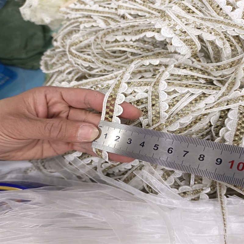 新款帘头装饰小花边 精美布艺软饰辅料花边小边1.6公分现货,淘宝优惠券,粉丝福利购,淘宝优惠卷