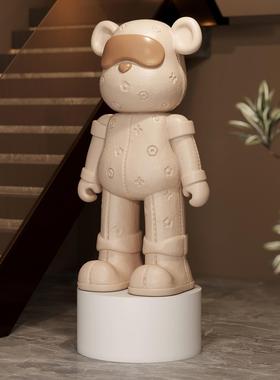 暴力熊落地摆件储钱罐高级感大型电视柜旁装饰品网红乔迁新居礼品