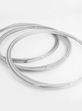 金超304钢索绳细升降晾衣绳架不锈钢软细小钢丝绳1/2/3/4/5/6/8mm