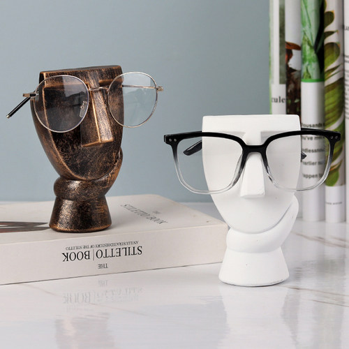 创意人物趣味眼镜架摆件眼镜店陈列展示道具装饰品眼镜架子展示架 - 图1