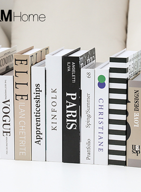 现代简约假书仿真书家居客厅装饰品摆件书房书柜办公桌摆设装饰书