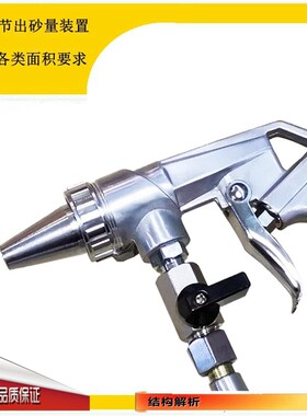 PS-4喷沙枪头气动喷砂枪嘴喷沙器 气枪喷沙机模具清理打沙枪 除锈