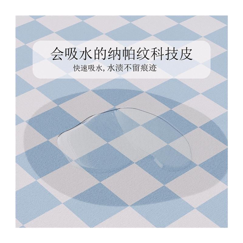 Second-hand bowknot kitchen f-room special floor mat that absorbs water and oil, non-slip, no-wash, dirt-resistant corner carpet, diatom mud feet