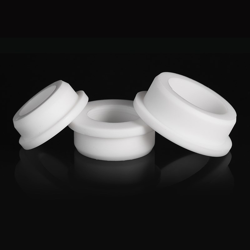 High temperature resistant soft silicone T-type protective coil outlet ring cable chassis sealing ring wire protective sleeve hollow hole plug