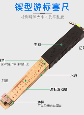 伸缩空鼓锤加厚加粗收房验收响鼓锤验房工具套装检测锤阴阳角塞尺