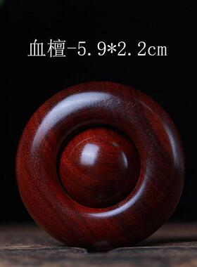 檀木手球紫檀手把件手把件木质动手球文玩工艺品