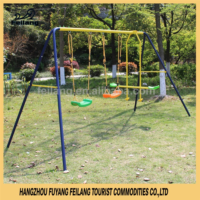 3合1儿童婴幼儿秋千 室内外吊床幼儿园跷跷板户外庭院秋千 - 图1