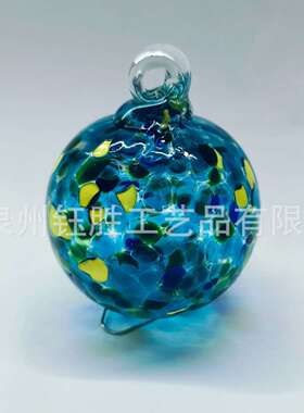 新年圣诞节玻璃球装饰球琉璃球吊球挂件挂饰礼物亚马逊爆款