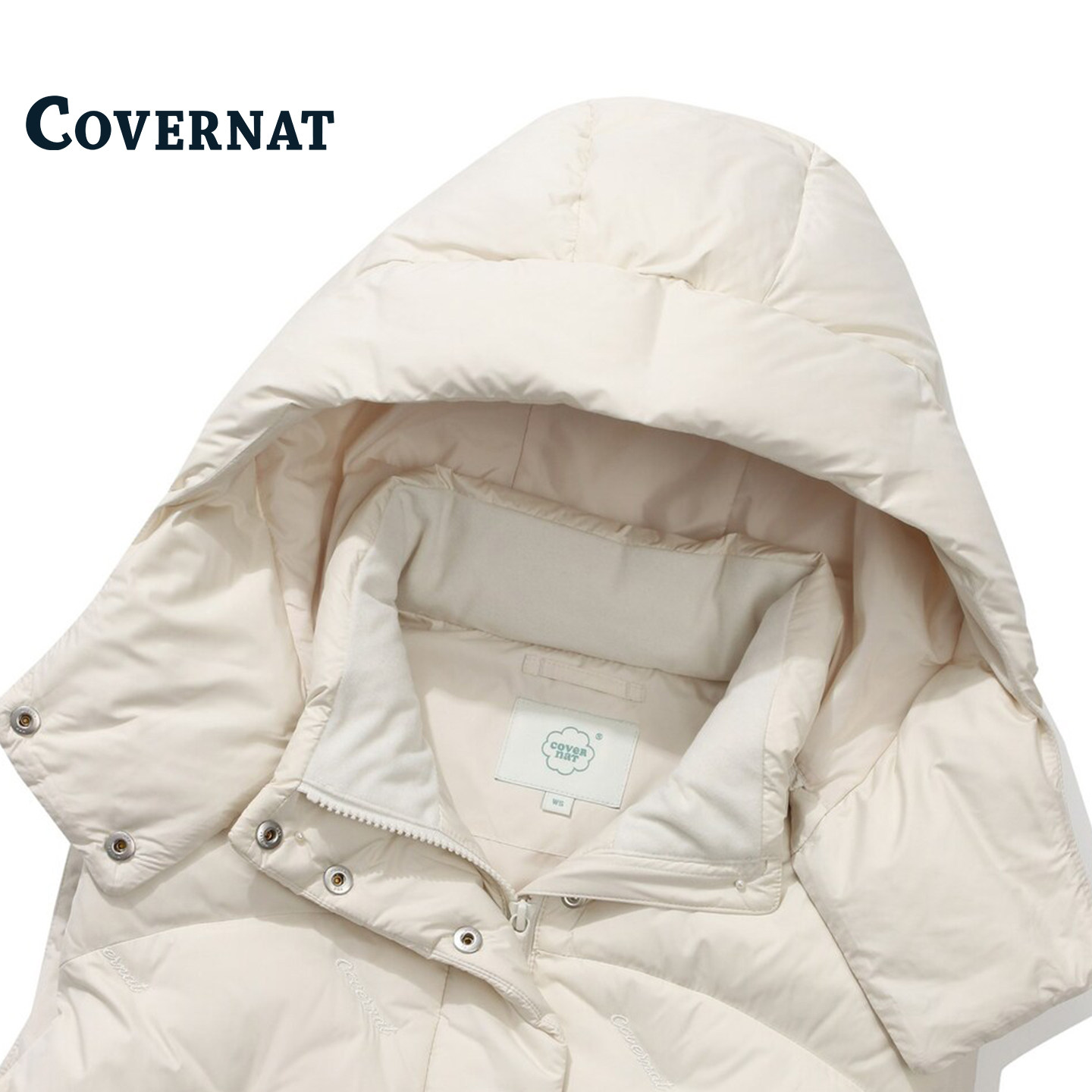 COVERNAT韩国羽绒马甲女2025新款鸭绒保暖运动短外套休闲无袖背心,淘宝优惠券,粉丝福利购,淘宝优惠卷