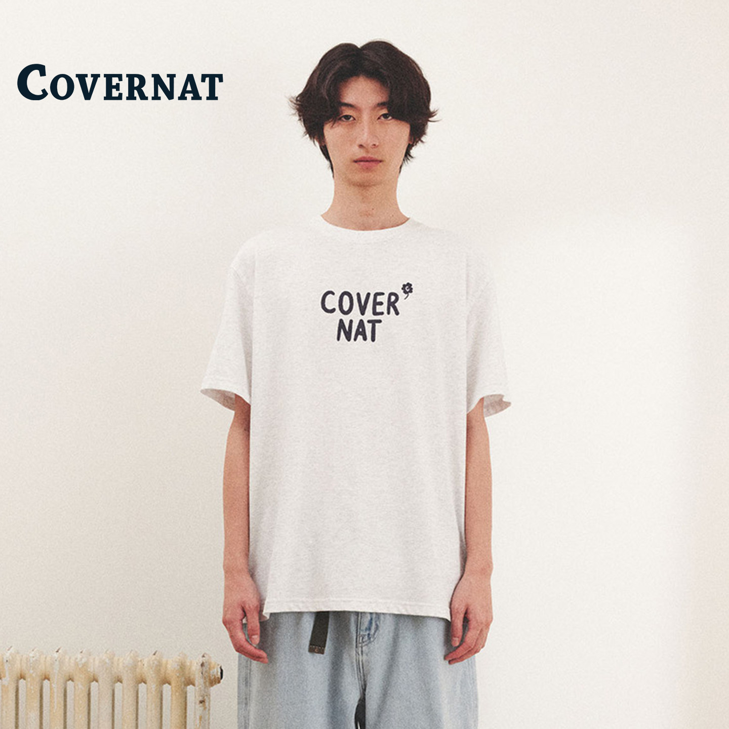 COVERNAT韩版美式修身显瘦百搭女短袖T恤