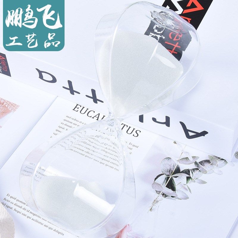 沙漏水晶30分钟水晶沙漏计时器水晶礼品 创意水晶摆件,淘宝优惠券,粉丝福利购,淘宝优惠卷