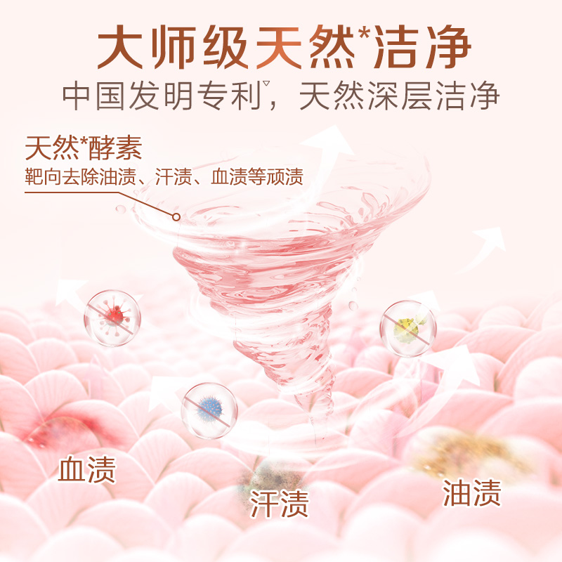[团1]立白大师香氛洗衣液柔顺家用持久留香洁净护色内衣除菌正品