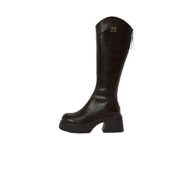 2025新款厚底口长筒骑士靴女新款加绒棉鞋瘦瘦靴高筒长靴大筒围,淘宝优惠券,粉丝福利购,淘宝优惠卷