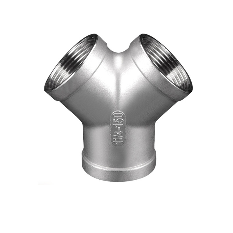 304不锈钢Y型斜三通人字3/4/6分1寸内丝三叉分水器内螺纹接头配件,淘宝优惠券,粉丝福利购,淘宝优惠卷