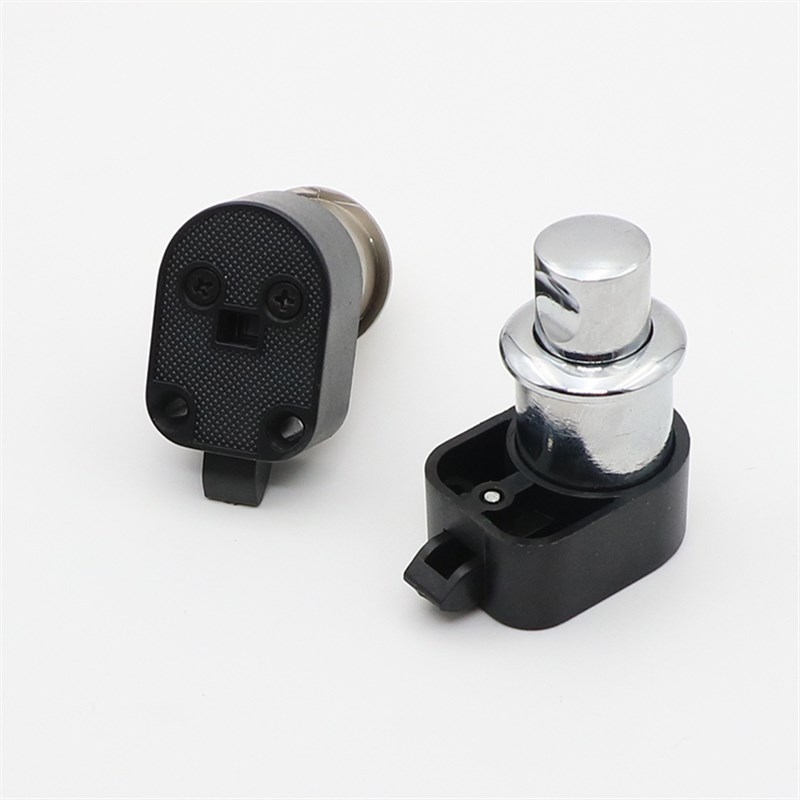 暗拉手锁 船用按锁 游艇柜门锁 房车锁蓬车锁吊柜锁橱柜锁柜门锁 - 图2