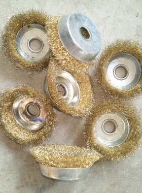 澳拓 碗型钢丝轮 金属除锈机用钢丝刷 100型角磨机用打磨钢丝轮