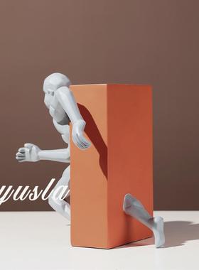 简约创意人物摆件样板间客厅电视柜餐厅柜家居玄关柜书房软装饰品