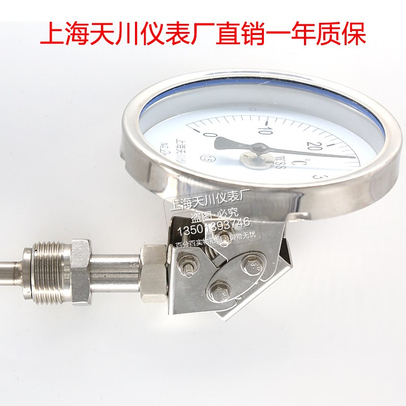 WSS-481BF 不锈钢万向型温度计 - 图0
