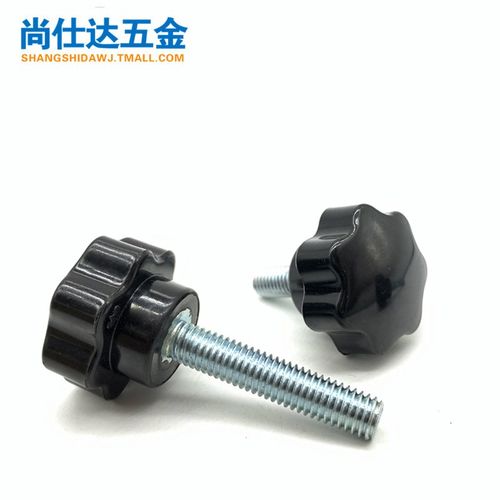 手拧螺丝钉星型把手梅花胶木手柄螺栓7星螺钉M4M5M6M8M10M12M16 - 图0