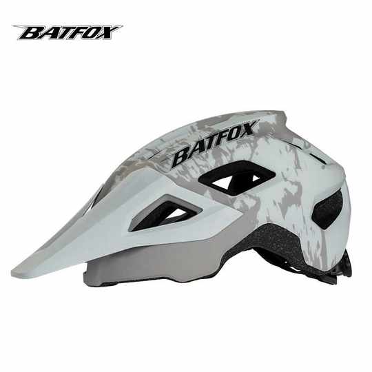 Casco de ciclismo BATFOX nuevo casco de bicicleta de carretera de montaña ligero casco de seguridad transpirable de una sola pieza