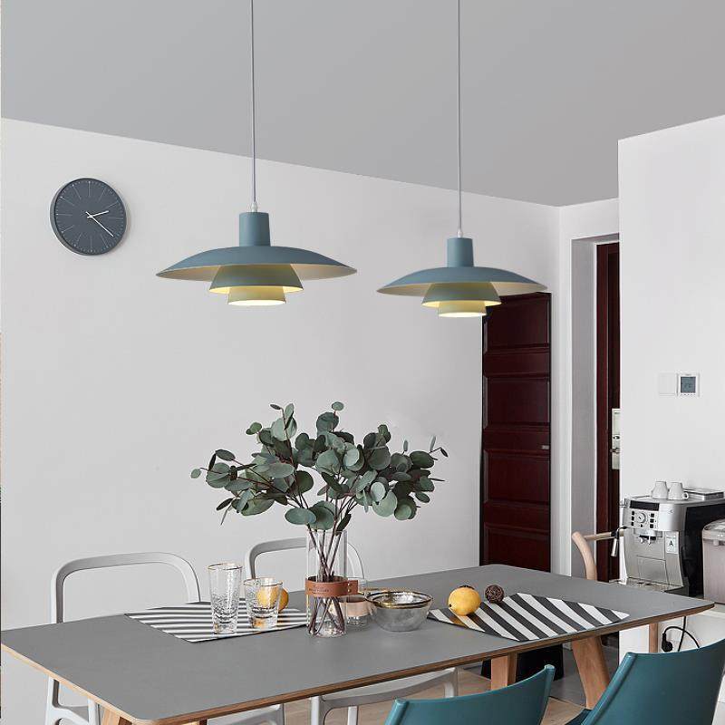 餐厅吊灯日式侘寂风丹麦设计师飞碟吧台灯原木升降民宿PH5餐桌灯,淘宝优惠券,粉丝福利购,淘宝优惠卷