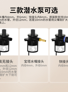 微型水钻专用加水泵打孔用的自吸泵开槽机小型潜水泵220v自动12v