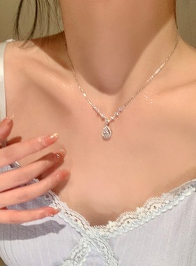 轻奢小众设计925纯银水滴项链