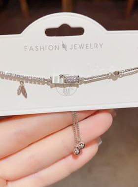 新中式简约气质猫眼石竹节手链