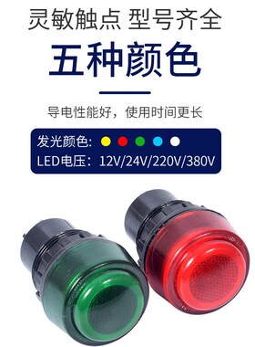 8030防爆信号灯指示灯24V36V220V红绿380V防爆配电箱LED灯ExdeIIC