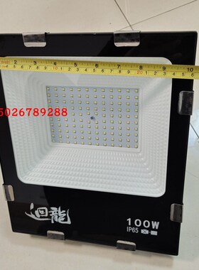 迴龍100W投光灯IP65室外射灯泛光灯LED100W室外投光射灯