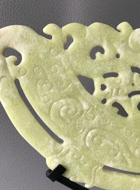 新款日常送礼动物玉璧客厅酒店样板间装H饰摆饰半圆壁软装家居饰