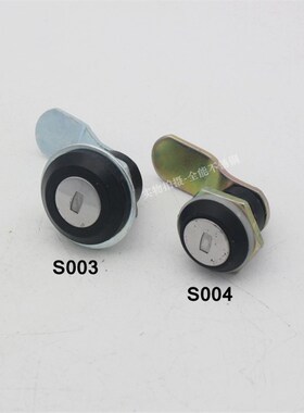 铁皮箱小圆锁电柜锁信箱锁储物柜门锁电子仪器设备转舌锁黑色锁头