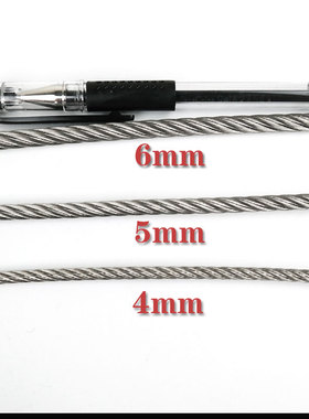 304不锈钢软细钢丝绳0.6mm0.8mm1mm1.2mm1.5mm2.5mm3mm4mm6mm10mm